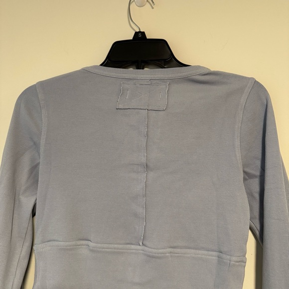 We The Free Blue Combo Night Belle Cuff Top - Picture 10 of 12